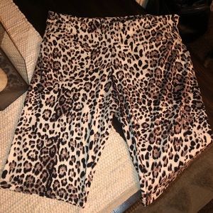 Leopard Bike Shorts XL